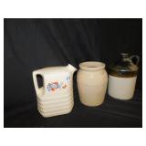JUG, PITCHER, CROCK NO LID.