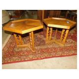 DREXEL SIDE TABLES OCTAGON TOP