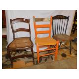 3 ASSORTED CHAIRS