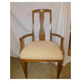 HIGH BACK UPHL ARM CHAIR