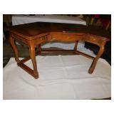 CURVED DREXEL DESK CARVED SHOWCASE CONDITION.