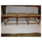 BENCH CARVED LIKE NEW DREXEL 67" L BENCH