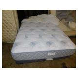 LIKE NEW FULL SIZE BOXSPRING MATTRESS FRAME.
