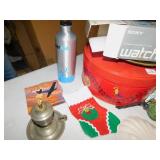 NEW OLD STOCK SONY WALKMAN TV IN BOX, TIN, ETC..