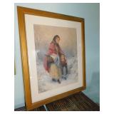 PRINT WOMAN W/ CHILD