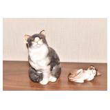 GROUP OF CAT FIGURES