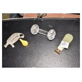 STAMP, CRYSTAL KNIFE REST, ETC. .