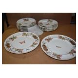 ANTIQUE BUTTERFLY PATTERN 2 OPEN HANDLE PLATES,