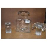 BLENKO CANDLE STICKS 4" H
