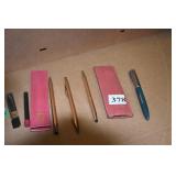 THREE CROSS PENS AND 1 FOUNTAIN PEN