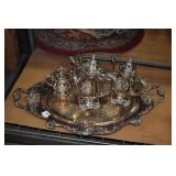 CHRISTOPHER WREN - WALLACE SILVERPLATE TEA SET