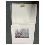 DAVID MAASS #9 WOODCOCK SERIES 447/1380 W/ STAMP