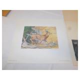 NED SMITH PRINT WITH STAMP LR SIGNED 1019/1300