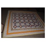 HAND STITCHED QUILT .