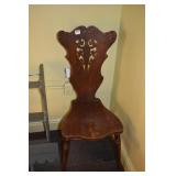 CARVED SIDE CHAIR .