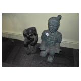 TWO STATUES COMPOSITION .