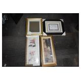 ASSORTED PRINTS AND FRAME .