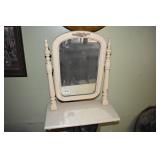 DRESSER MIRROR PINE PAINTED.