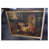 TAVERN SCNE PRINT AND OTHER.