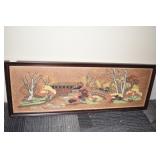 VINTAGE COVERED BRIDGE.