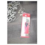 WHEELED CHRISTMAS TREE BAG, HOLIDAY LIGHTS, FAUX.