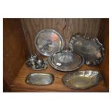 SILVERPLATE SERVING PIECES .