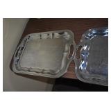 2 SERVING TRAYS .
