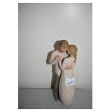 WILLOW EMBRACED COUPLE.