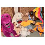 ARTHUR, BARNEY BATTERY OP, BUNNY.