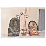 BOOK ENDS, OVAL PICTURE.