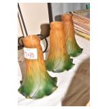 THRE TULIP SHADES.