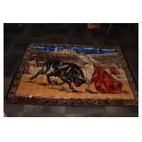 BULL WALL HANGING 71" X 48"