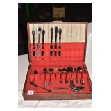 SILVER PLATE FLATWARE .