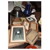 PICTURE FRAMES LAMP SHADE ETC.