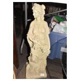 STATUE OF WOMAN MADE OUT OF COMP