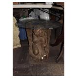 ANGEL TABLE WITH GLASS TOP