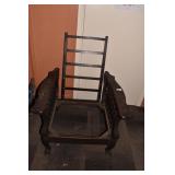 OAK MORRIS CHAIR NEEDS BAR TO ADJUST BACK