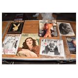 SIGNED ROLLING STONES BOOK, PLAYBOYS ETC.