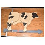 WOOD COW SIGN