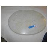 GRAINED WHITE MARBLE SLAB