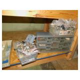 NUT & BOLT ORGANIZER CABINETS, ETC.