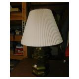 BRASS LAMP W/ SHADE