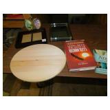 OVAL BOARD, MAKE-UP MIRROR