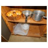 TOWELS, POTS, PANS, ETC.