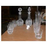 DECANTERS AND GLASSES