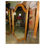 WOOD FRAME MIRROR