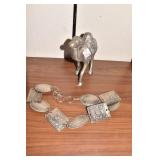 METAL CAMEL SILVER TONE BELT BUCKLE