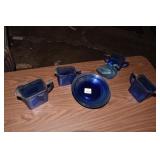 BLUE GLASS PLATES