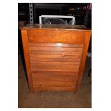 PINE LAUNDRY HAMPER 26IN HIGH