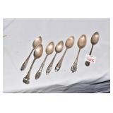 7 STERLING SPOONS